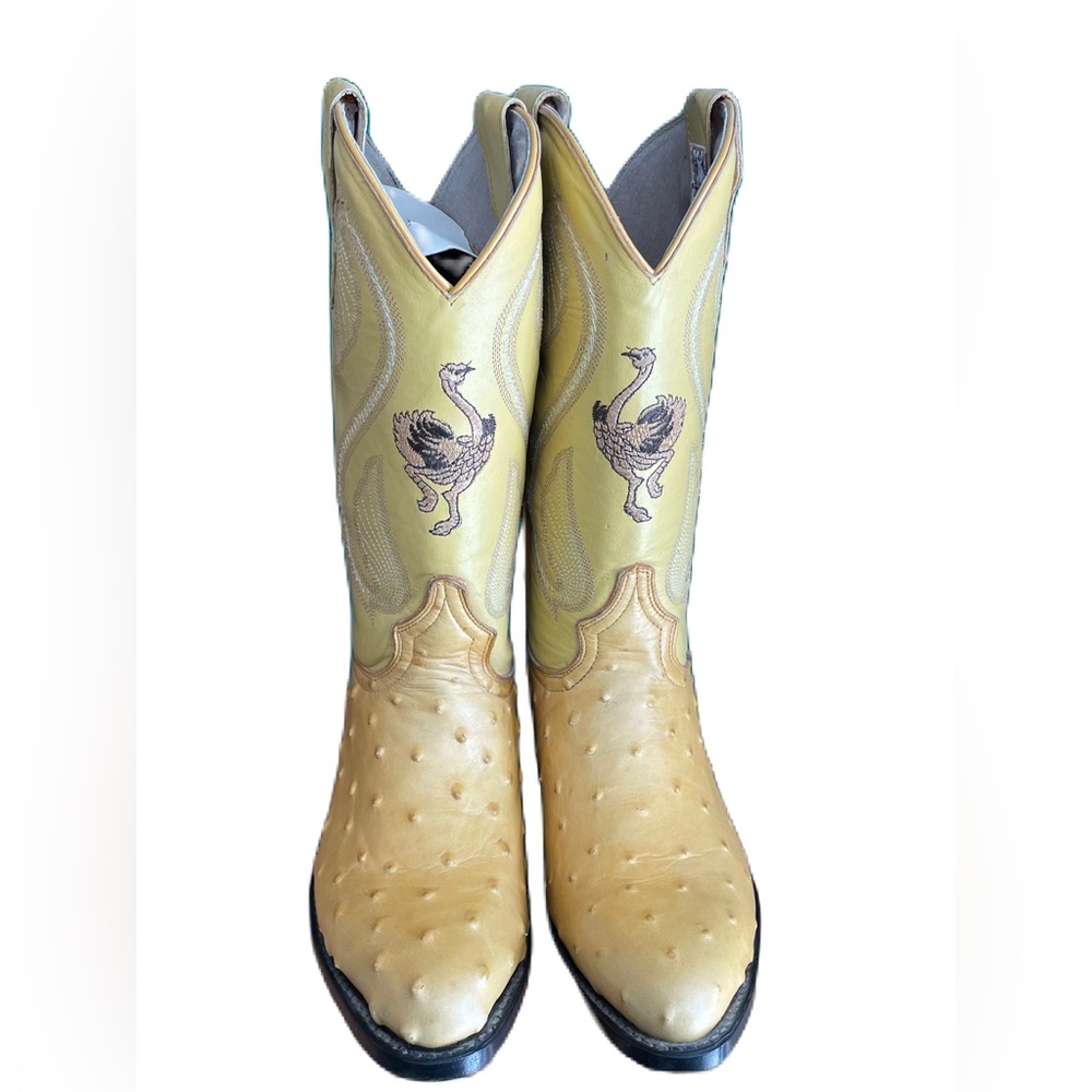Demanuel’s Men's cowboy boot ostrich